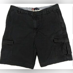 Chaps Men's Black Cargo Shorts. Waist Size 36